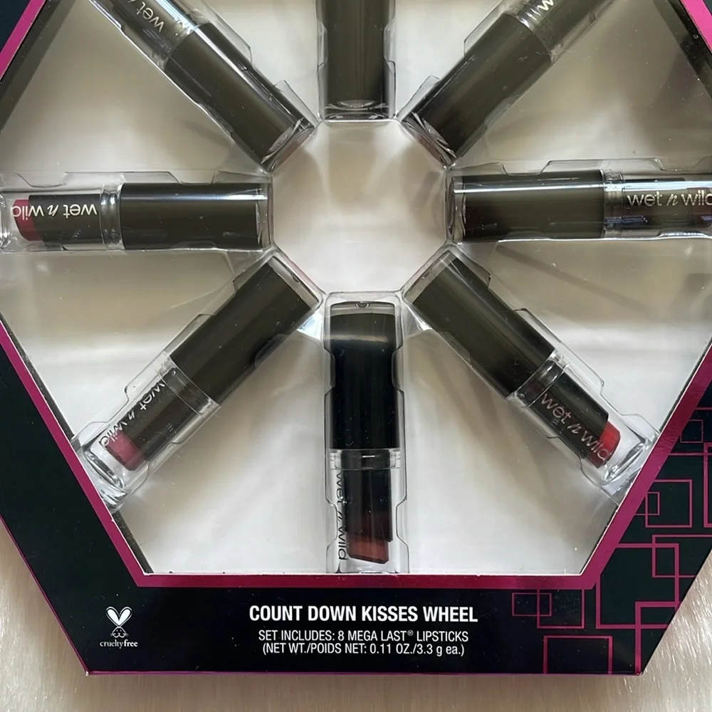 Wet N’ Wild Mega Last Lipstick Count Down Kisses Collection 8-Piece Set